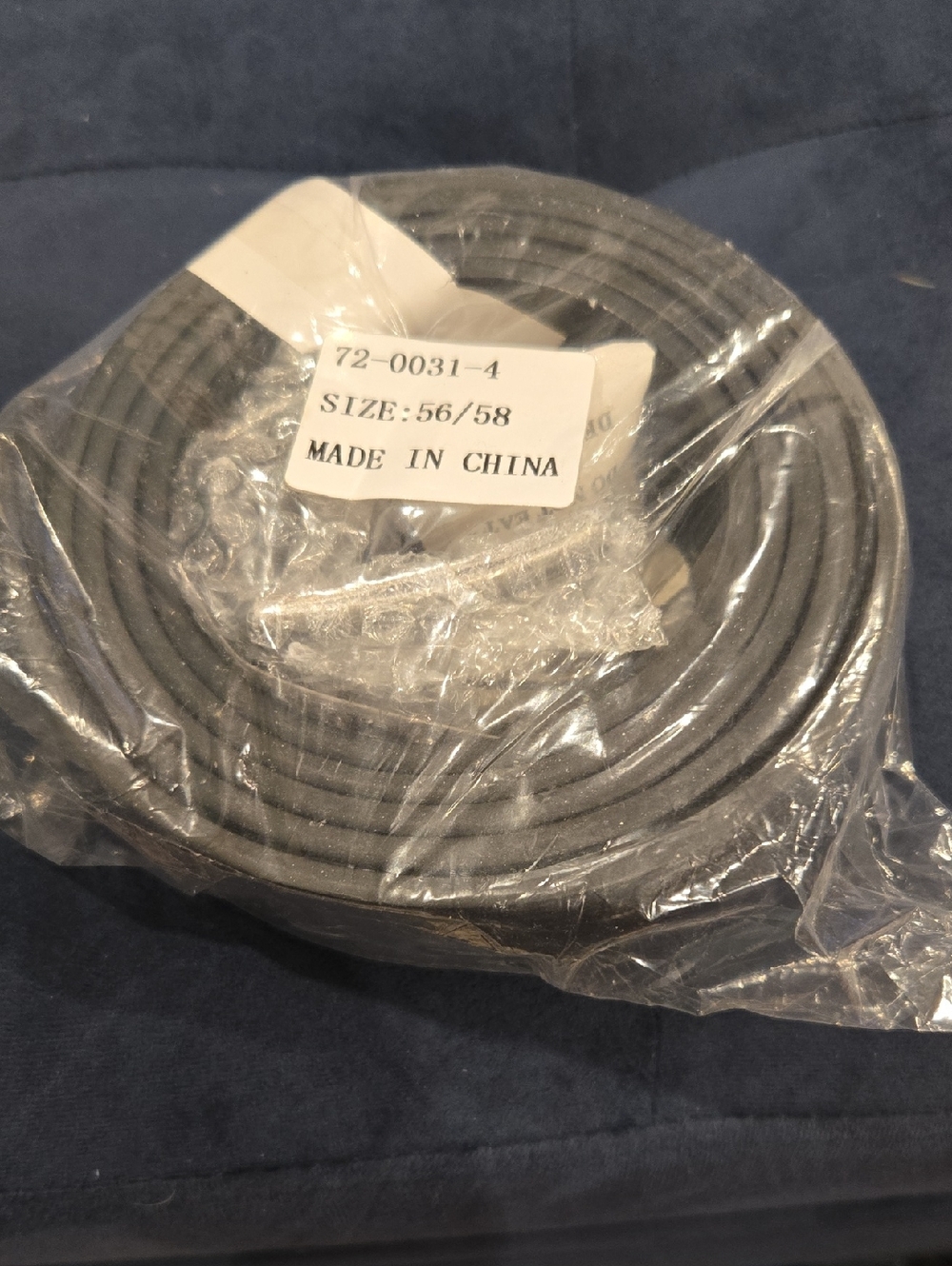Mens Black Belt, Still In Bag.  Waist Size 56/58.   Never Used.